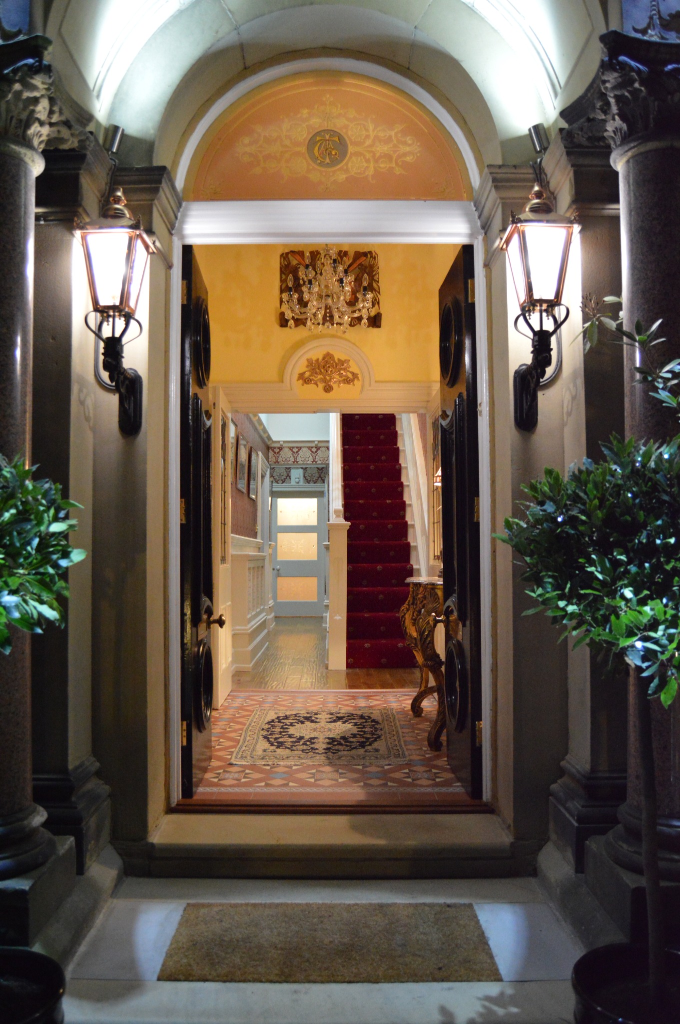 Restored historic entrance interior