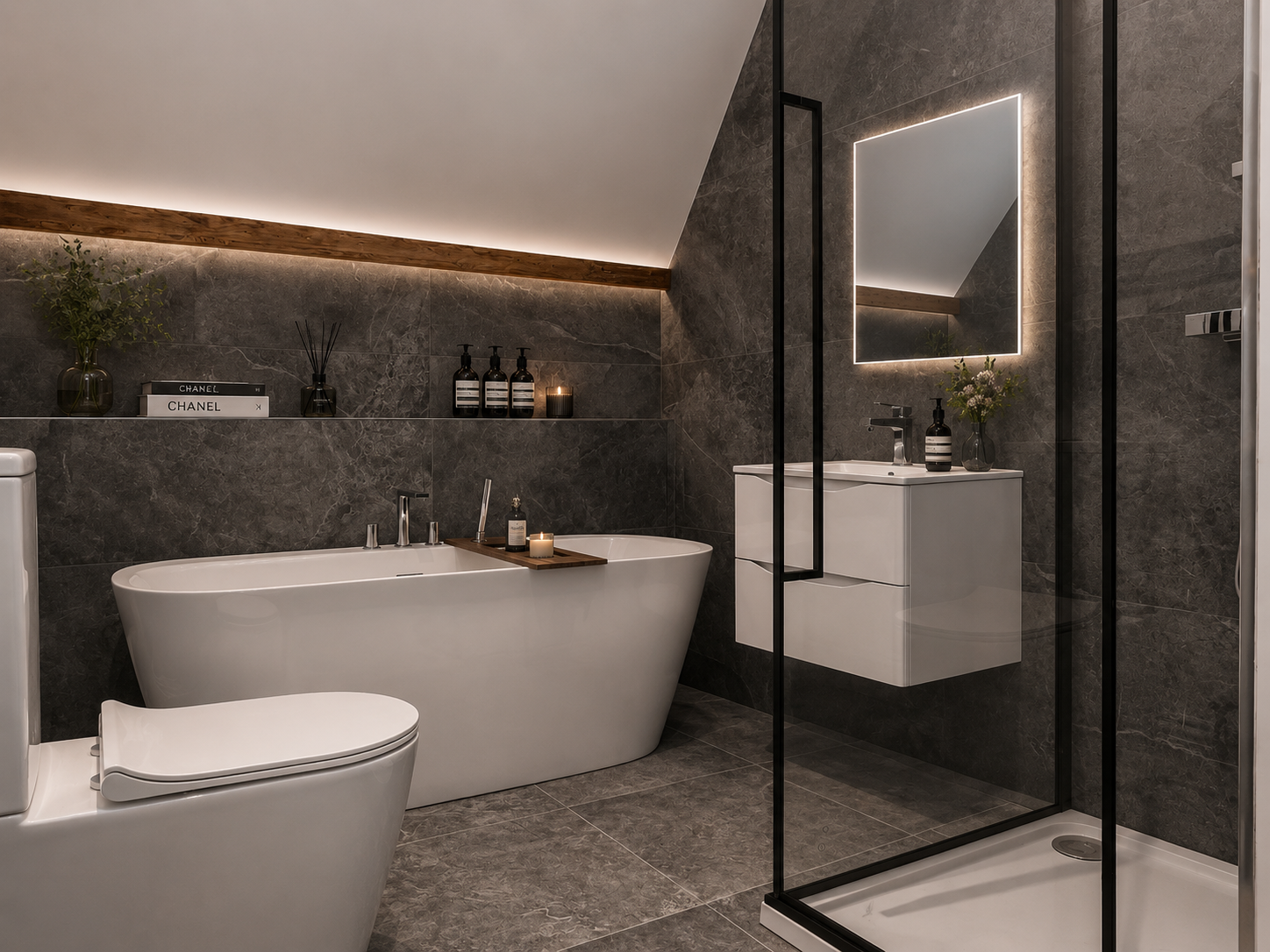 The Penthouse Above bathroom