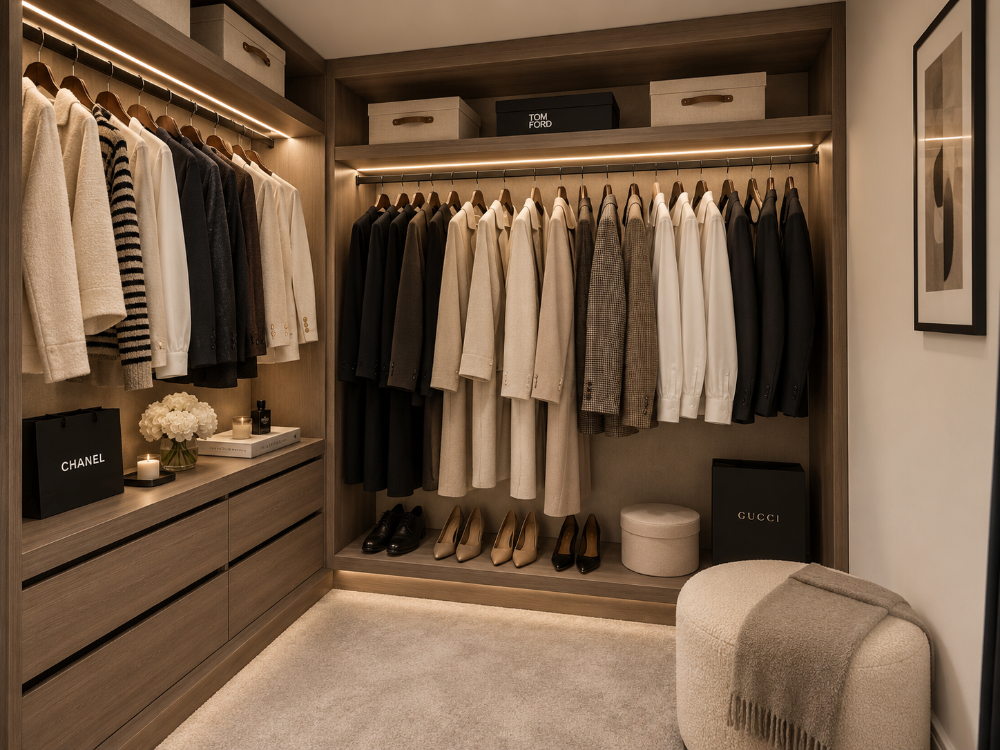 Bedroom Suite I dressing area